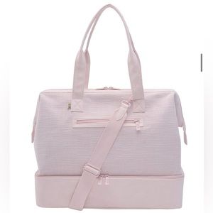 BÉIS Weekender Tote Woven Sakura Pink